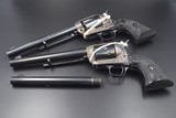 PAIR OF COLT SINGLE ACTION ARMY REVOLVERS IN .45 COLT WITH 7-1/2-INCH BARRELS - 1 of 6