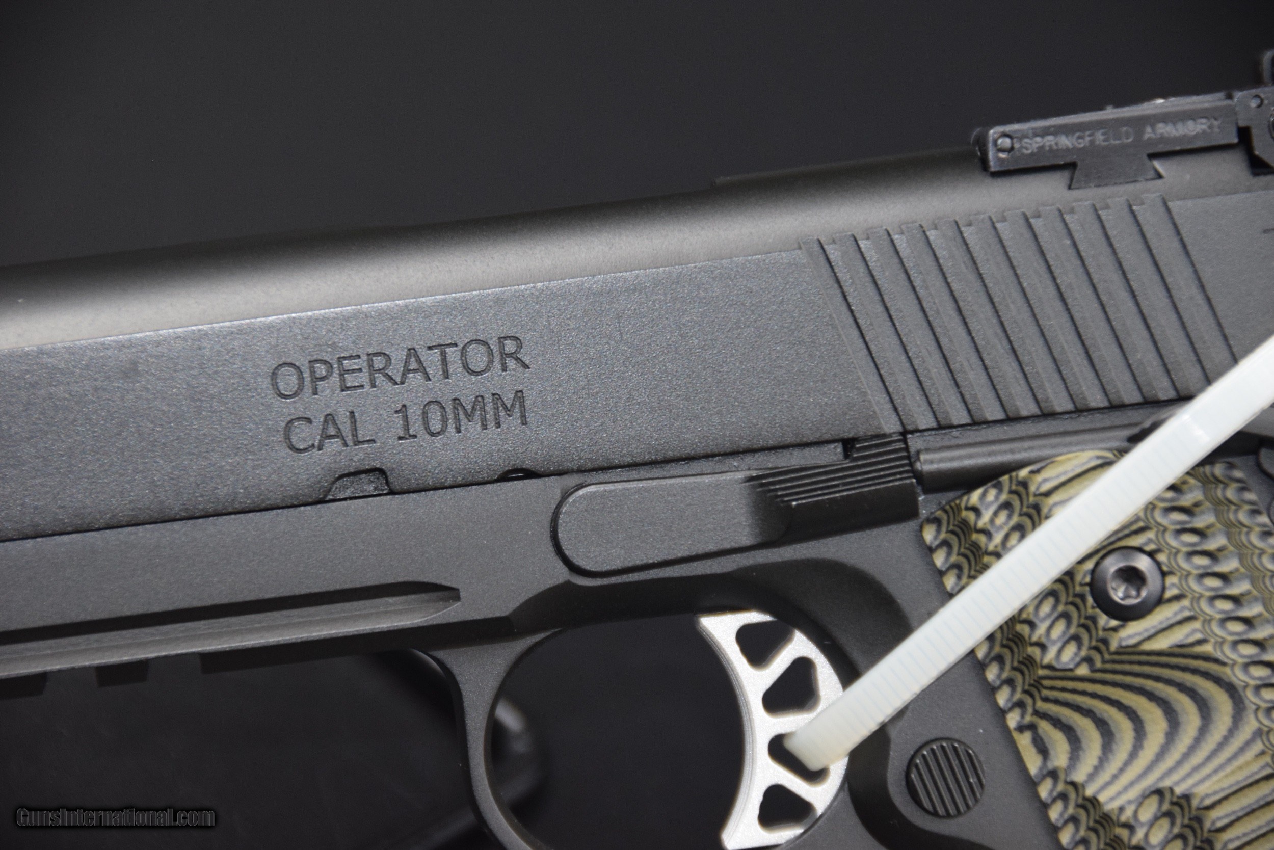 Springfield Armory Trp Operator 10 Mm Long Slide Six Inch 1911 Pistol