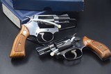 S&W MODEL 36 REVOLVER PAIR SQUARE AND ROUND BUTT MODELS - 2 of 11