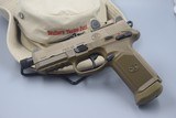 FN Model FNX-45 TACTICAL .45 ACP PISTOL IN FDE WITH MATCHING RMR SIGHT - 1 of 7