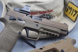 SIG SAUER M-17 WITH WILSON FRAME, OPTICS INCLUDED, PLUS UPGRADES IN 9 MM -- REDUCED - 1 of 13