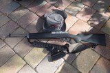 RUGER MINI-14 STAINLESS WITH TWO STOCKS AND OPTICS - 12 of 12