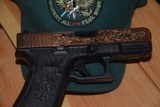 CUSTOM GLOCK MODEL 17 COPPER-PLATED & ENGRAVED....REDUCED WITH SHIPPING....GREAT GIFT!!! - 8 of 11