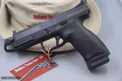 CZ MODEL 9MM MODEL P10-C WITH THREADED-BARREL AND HIGH SIGHTS -- SUPRESSOR-READY!!!!!