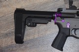 SOTA ARMS PA-15 AR IN 5.56 CUSTOM "PURPLE PASSION" PISTOL - 6 of 12