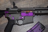 SOTA ARMS PA-15 AR IN 5.56 CUSTOM "PURPLE PASSION" PISTOL - 11 of 12