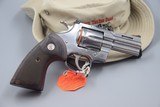 COLT STAINLESS 3-INCH PYTHOLN .357 MAGNUM REVOLVER - 2 of 11
