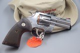 COLT STAINLESS 3-INCH PYTHOLN .357 MAGNUM REVOLVER - 6 of 11