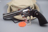 COLT NEW MODEL STAINLESS PYTHON 6-INCH .357 MAGNUM REVOLVER - 1 of 9