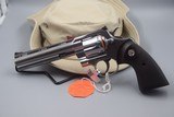 COLT NEW MODEL STAINLESS PYTHON 6-INCH .357 MAGNUM REVOLVER - 4 of 9