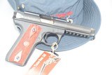 RUGER MK III 22-45 STEEL-FRAME TACTICAL TARGET .22 LR PISTOL WITH THREADED BARREL - 7 of 7