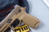 SIG SAUER P-320 MILITARY VERSION M-18 CARRY 9 MM PISTOL W/FREE SHIPPING! - 8 of 8