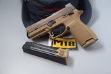 SIG SAUER P-320 MILITARY VERSION M-18 CARRY 9 MM PISTOL W/FREE SHIPPING! - 1 of 8