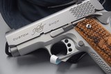 KIMBER 1911 STAINLESS ULTRA RAPTOR II 3-INCH COMPACT .45 ACP WITH NIGHT SIGHTS - 6 of 9