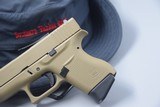 GLOCK MODEL 43 SUB-COMPACT 9 MM PISTOL IN FLAT DARK EARTH - 3 of 7