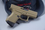 GLOCK MODEL 43 SUB-COMPACT 9 MM PISTOL IN FLAT DARK EARTH - 5 of 7