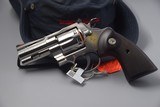 COLT STAINLESS PYTHON THREE-INCH .357 MAGNUM REVOLVER WITH FREE SHIPPING - 1 of 9