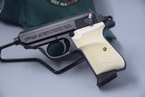 WALTHER PPK/S PISTOL IN .380 ACP BLACK WITH WHITE GRIPS - 1 of 7