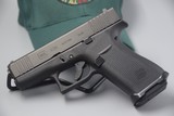 GLOCK MODEL 43X WITH SHIELD ARMS MAG-WELL INSTALLED, NEW - 1 of 7