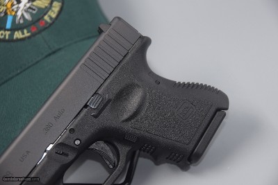 GLOCK MODEL 28 SCARCE TALO PISTOL IN .380 ACP - EASIER-RACK SLIDE... - Image 5 of 7