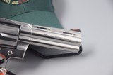 COLT PYTHON STAINLESS 4.25-INCH .357 MAGNUM REVOLVER - 6 of 7