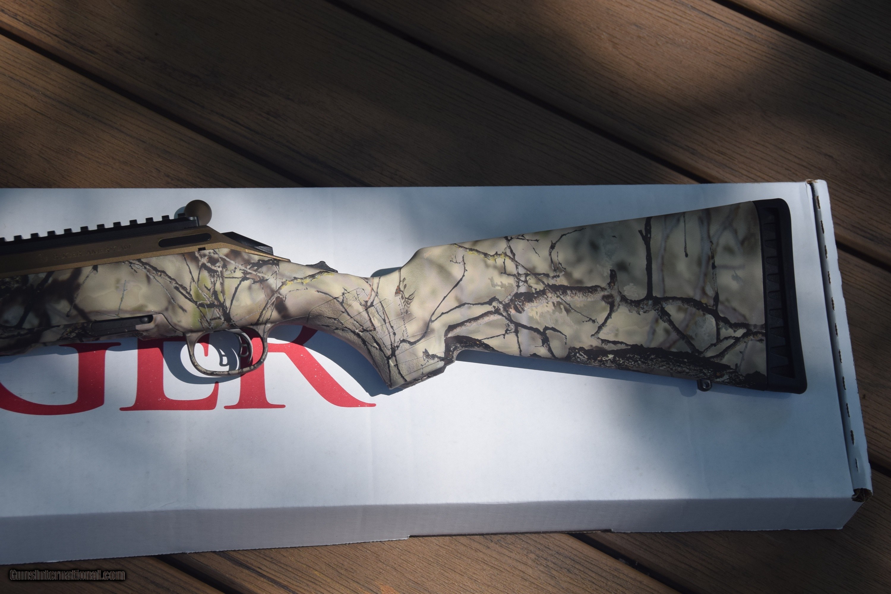 RUGER AMERICAN 22-INCH .350 LEGEND RIFLE WITH CAMO STOCK for sale