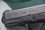 GLOCK MODEL 30SF COMPACT PISTOL IN .45 ACP W/NIGHT SIGHTS...REDUCED! - 2 of 7