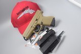 GLOCK MODEL 43 SUB-COMPACT UPGRADED WITH A SHIELD ARMS 9-ROUND STEEL MAGAZINES 9 MM PISTOL FINISHED IN FDE - 11 of 13