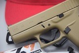 GLOCK MODEL 43 SUB-COMPACT UPGRADED WITH A SHIELD ARMS 9-ROUND STEEL MAGAZINES 9 MM PISTOL FINISHED IN FDE - 12 of 13