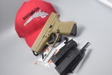 GLOCK MODEL 43 SUB-COMPACT UPGRADED WITH A SHIELD ARMS 9-ROUND STEEL MAGAZINES 9 MM PISTOL FINISHED IN FDE - 8 of 13