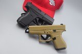 GLOCK MODEL 42 SUB-COMPACT .380 ACP PISTOL PAIR PACKAGE FOR ONE PRICE!