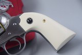 RUGER BISLEY VAQUERO 5.5-INCH BRIGHT STAINLESS .45 LC REVOLVER WITH IVORY GRIPS... - 4 of 7