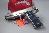 COLT GOVERNMENT MODEL COMPETITION 38 SUPER STAINLESS SERIES 70 PISTOL - 1 of 9