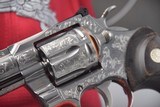 COLT PYTHON ENGRAVED STAINLESS 6-INCH .357 MAGNUM REVOLVER - 5 of 14