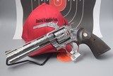 COLT PYTHON ENGRAVED STAINLESS 6-INCH .357 MAGNUM REVOLVER - 1 of 14