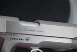 COLT 1911 GI CLASSIC GOVERNMENT MODEL IN 38 SUPER STAINLESS - 5 of 8