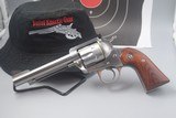 RUGER BISLEY SAA 44 SPECIAL LIMITED RUN FLAT-TOP SS REVOLVER - 1 of 8