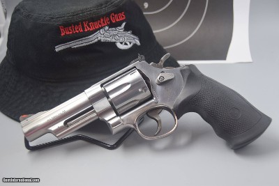 S&W MODEL 629 STAINLESS 44 MAGNUM 4-INCH BIG-BORE REVOLVER....