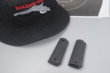 1911 BLACK PLASTIC PLAIN AND SPRINGFIELD ARMORY FULL-SIZE GRIPS - 1 of 3