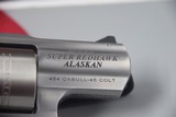 RUGER SUPER REDHAWK ALASKAN 454 CASULL 2-1/2-INCH STAINLESS REVOLVER! - 2 of 8