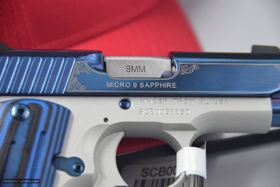 KIMBER MICRO 9 SAPPHIRE 9MM PISTOL - Image 8 of 11