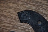 ORIGINAL COLT SINGLE ACTION GRIPS, BLACK WITH EAG LE, ETC - 4 of 7