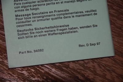 M60 OPERATOR'S MANUAL: RARE - Image 4 of 4