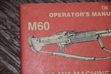 M60 OPERATOR'S MANUAL: RARE - 2 of 4