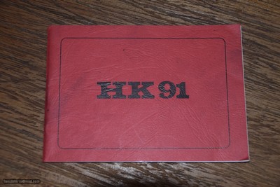 H&K MOPDEL 91 OWNER'S MANUAL