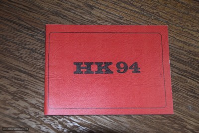 H&K MODEL 94 OWNER'S MANUAL(S)