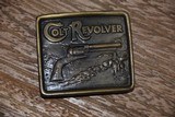 VINTAGE COLT BRASS REVOLVER BELT BUCKLE FROM 1976! - 4 of 4