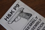 H&K MODEL P9 USER'S MANUAL - 3 of 5