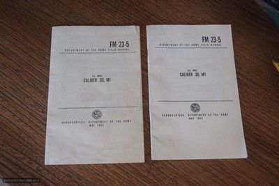 US ARMY FM-23/M1 CARBINE MANUALS (2) - Image 4 of 4