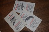 RUGER REVOLVER OWNER'S MANUALS FROM THE 80's - 1 of 5